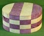 Bowl #470 - Purpleheart & Yellowheart Checkerboard Segmented Bowl Blank ~ 8 x 3 1/2 ~ $47.99